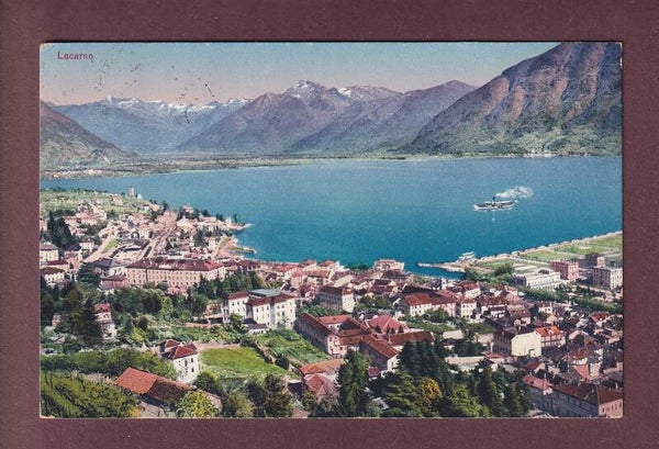 LOCARNO - Barca - 1936