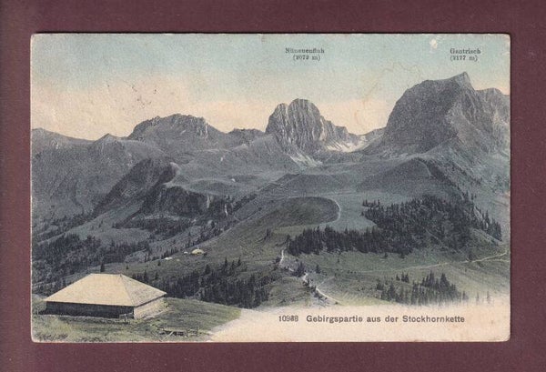 Gebirgspartie aus der STOCKHORNKETTE - 1911