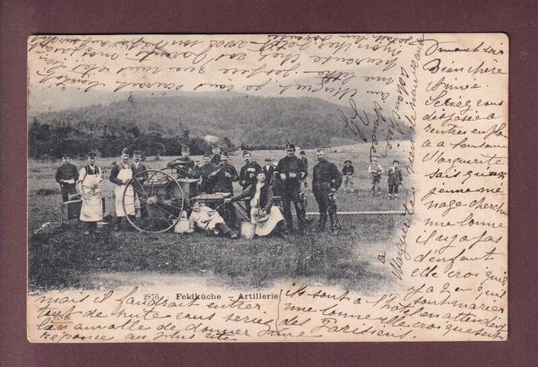 MILITÄR - Feldküche Artillerie - 1902
