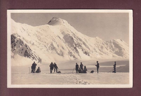 GROSSE ALETSCHHORN vom Konkordiaplatz aus - 1924