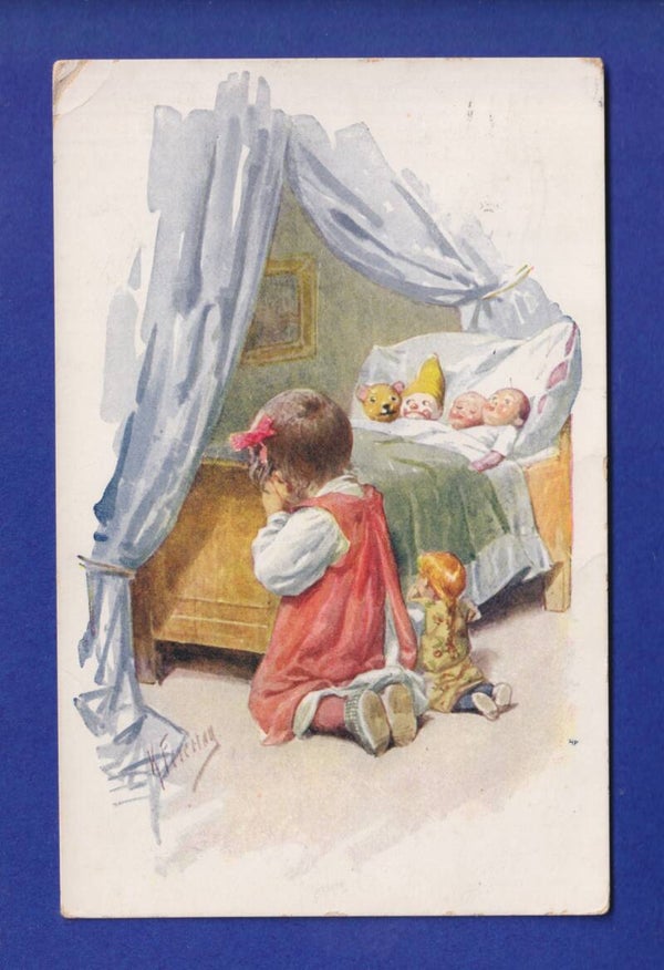 ENFANT - La prière du soir avec les jouets - K. Feiertag // pli d'angle //