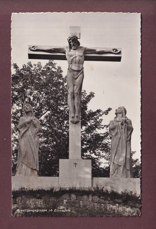 EINSIEDELN - Kreuzigungsgruppe - 1956
