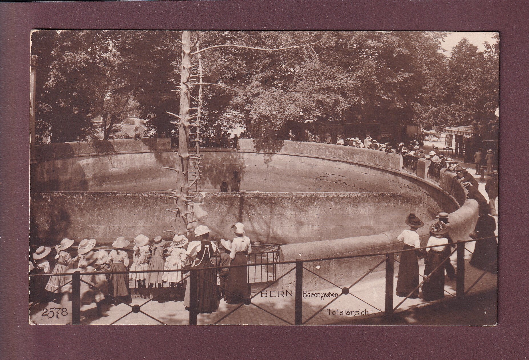 BERN - Bärengraben - Leute - 1918