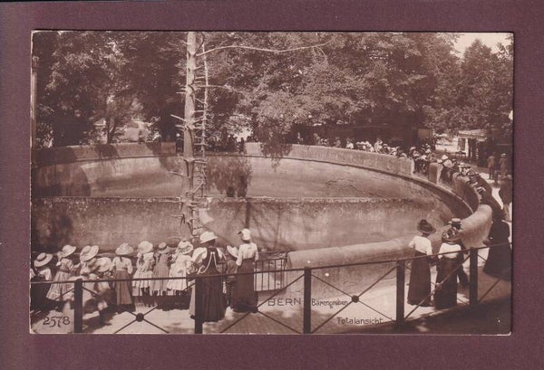 BERN - Bärengraben - Leute - 1918