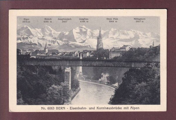 BERN - Eisenbahnbrücke