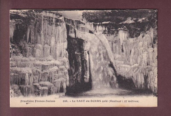 Les Brenets - SAUT DU DOUBS gelé