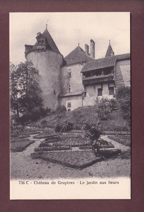 Château de GRUYERES - Jardin aux Fleurs