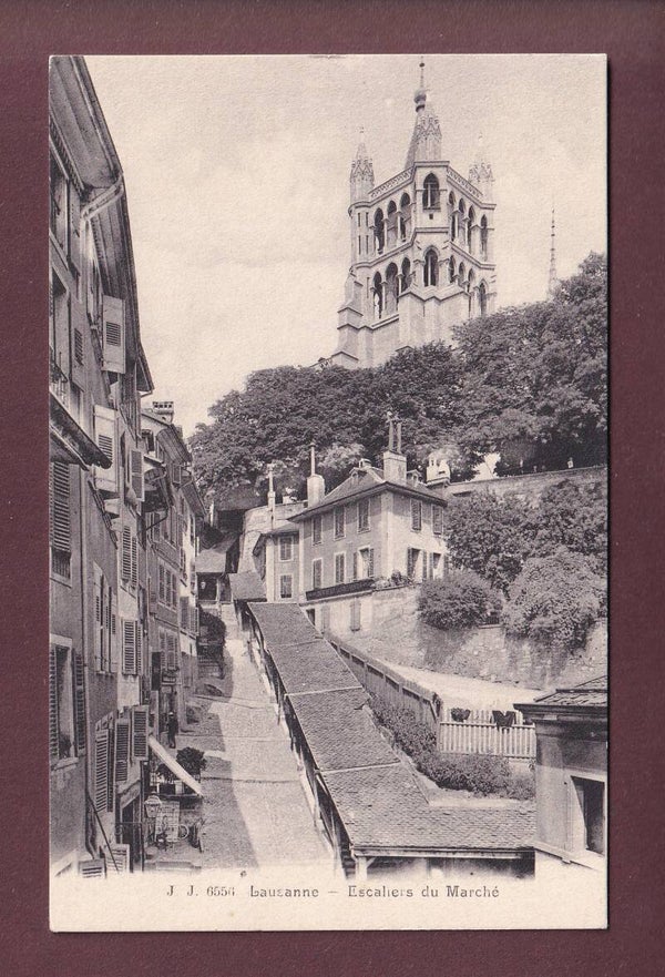 LAUSANNE - Escaliers du Marché