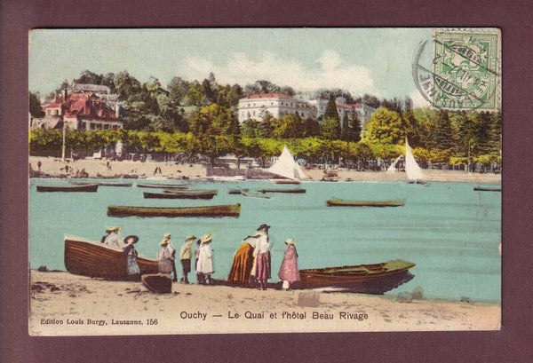 LAUSANNE - Ouchy - Enfants - 1907 taxée