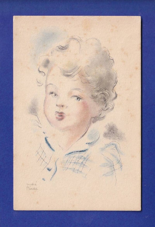 ENFANT - Portrait de jeune fille - André Pénac