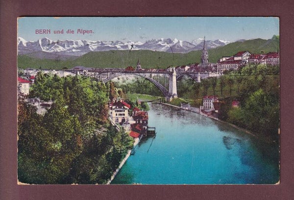BERN und die Alpen - 1912