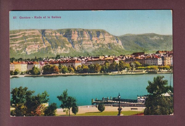 GENEVE - Rade et Salève - 1927