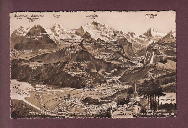 HARDER-KULM und Umgebung - Vogelschau - 1942
