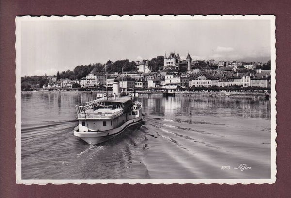 NYON - Arrivée de bateau - 1949