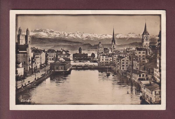 ZÜRICH und die Alpen - 1927