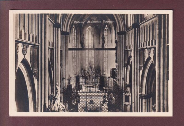 FRIBOURG - St. Nicolas - Intérieur