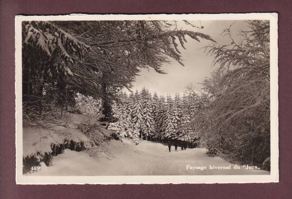 Paysage hivernal du JURA - 1938