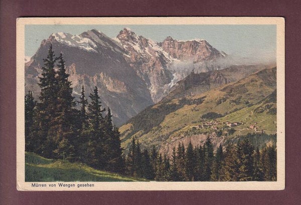 MÜRREN von Wengen gesehen - 1934