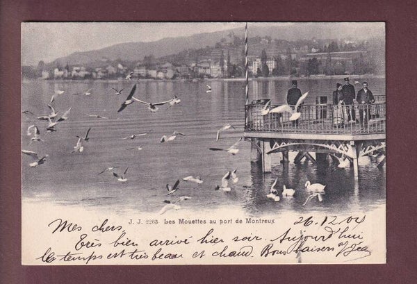 MONTREUX - Les mouettes - 1904
