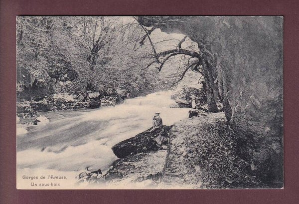 GORGES DE L'AREUSE - Un sous-bois - 1907