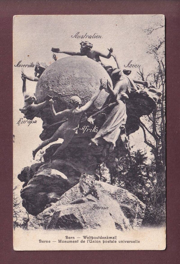 BERN - Weltpostdenkmal - 1911