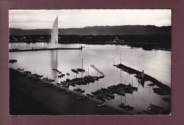 GENEVE - Rade au crépuscule
