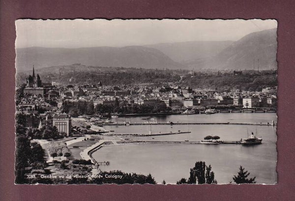 GENEVE vu de Cologny Beau Cèdre