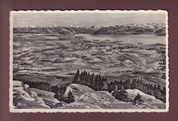 Panorama du pays de VAUD - Vol d'oiseau