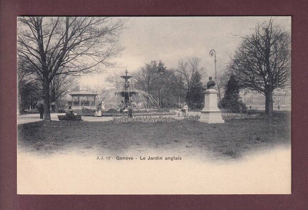 GENEVE - Jardin Anglais