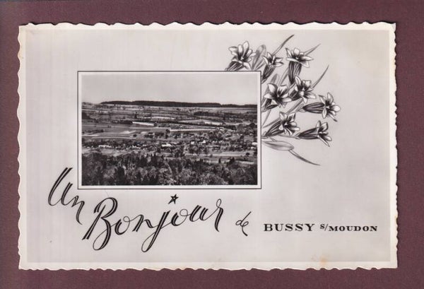 Un bonjour de BUSSY sur Moudon