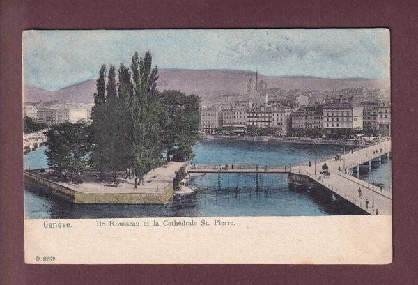 GENEVE - Île Rousseau