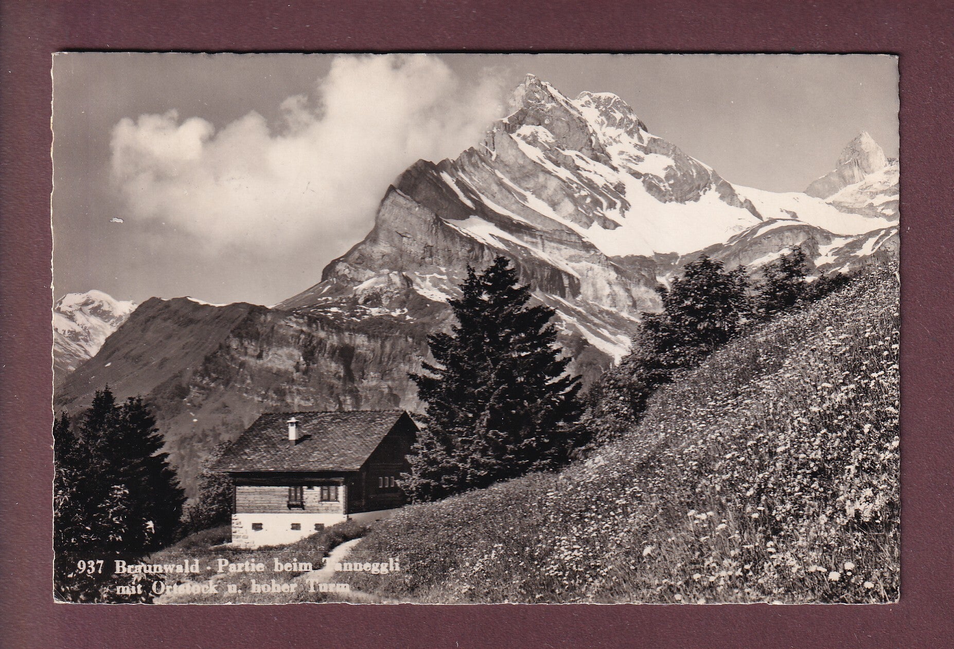 BRAUNWALD - Partie beim Tanneggli - Ortstock - 1951