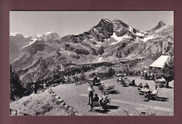 BRAUNWALD - Ausblick vom Berghaus Gumen - 1968