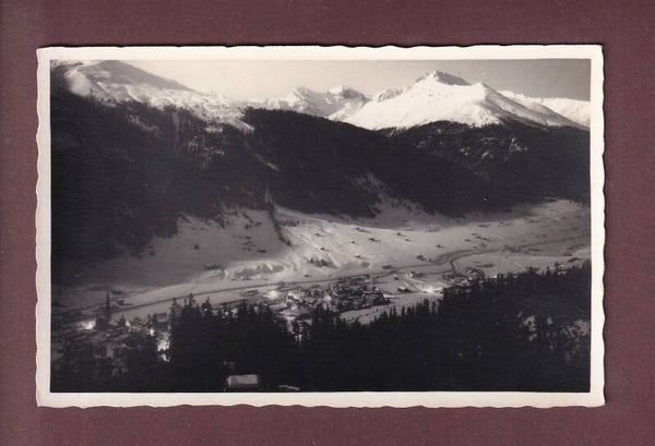 DAVOS - Blick von der Schatzalp - 1934