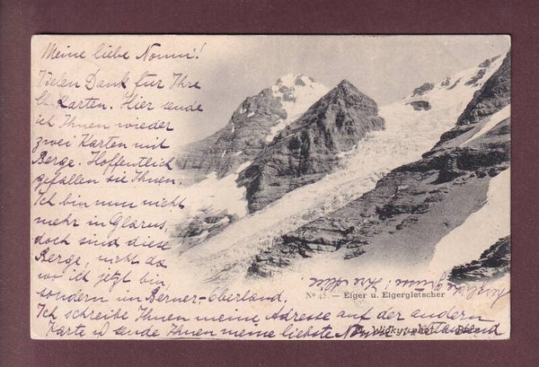 EIGER und Eigergletscher - 1901