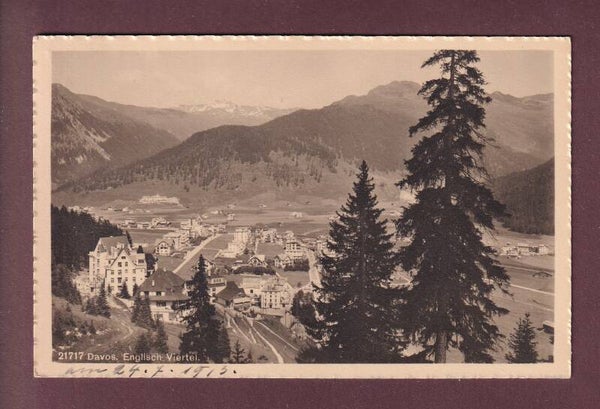 DAVOS - Englisch Viertel - 1913