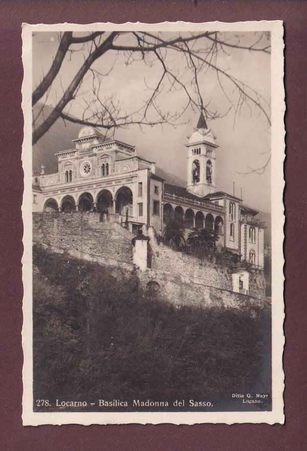 LOCARNO - Madonna del Sasso - 1928