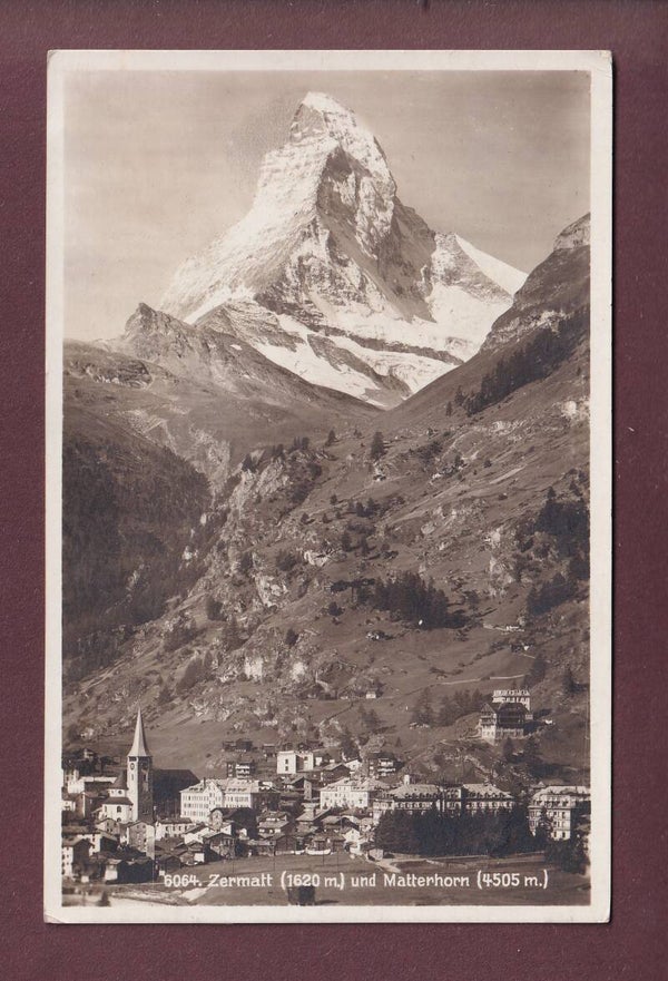 ZERMATT und Matterhorn - 1931