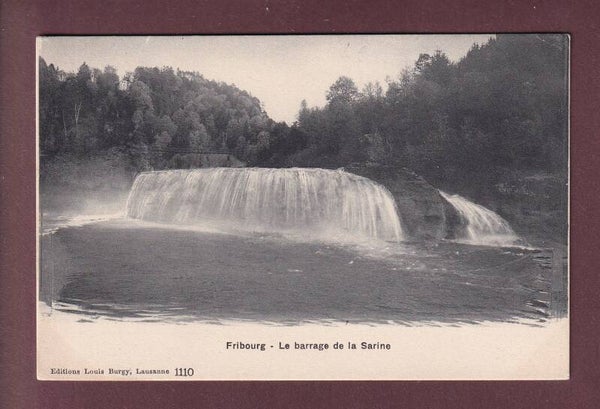 FRIBOURG - Barrage de la Sarine