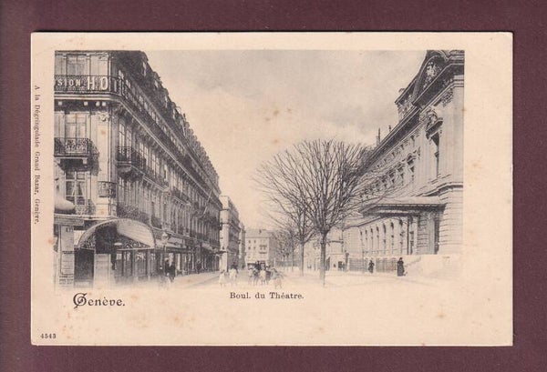 GENEVE - Boulevard du Théâtre