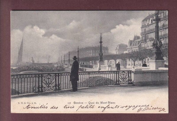GENEVE - Quai du Mont-Blanc