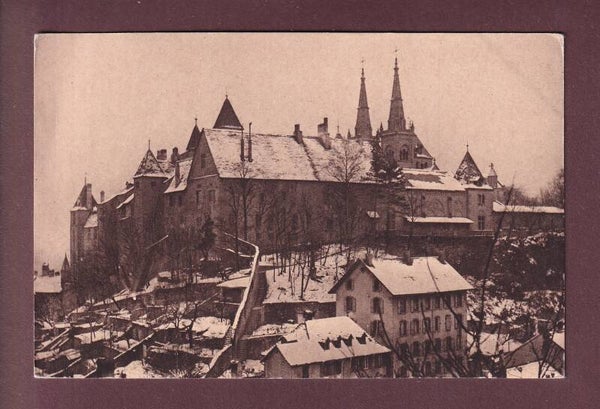 NEUCHÂTEL - Le Château sous la neige