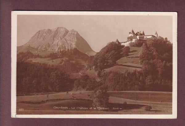 GRUYERES - Château et Moléson