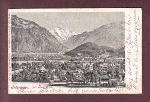 INTERLAKEN mit Jungfrau - 1902