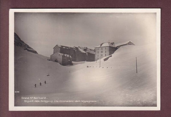 GRAND-SAINT-BERNARD sous la neige - 1931