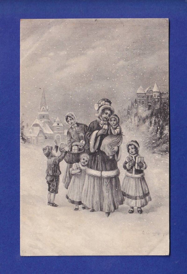 ENFANT - Scène à la neige