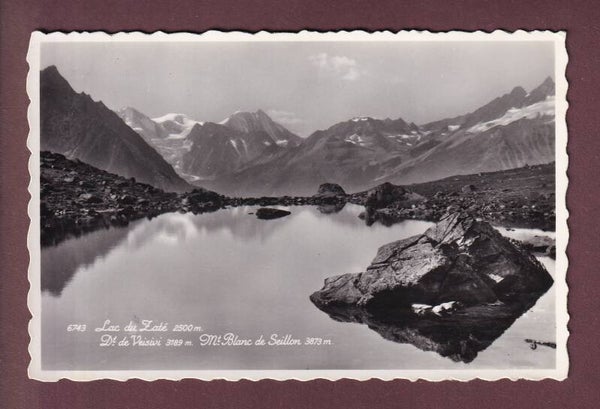 LAC DU ZATE - Mont Blanc de Seillon - 1951