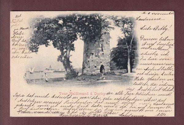 LAUSANNE - Tour Haldimand à  Ouchy - 1898