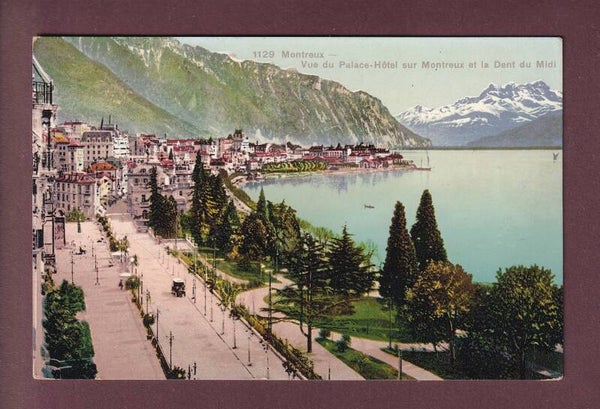 MONTREUX - Vue du Palace - 1915