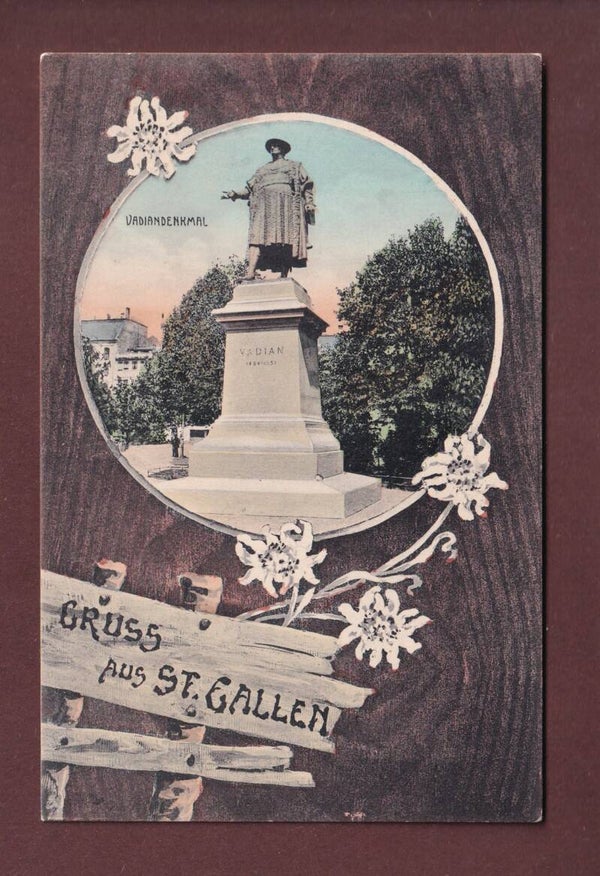 ST. GALLEN - Vadiandenkmal - 1907